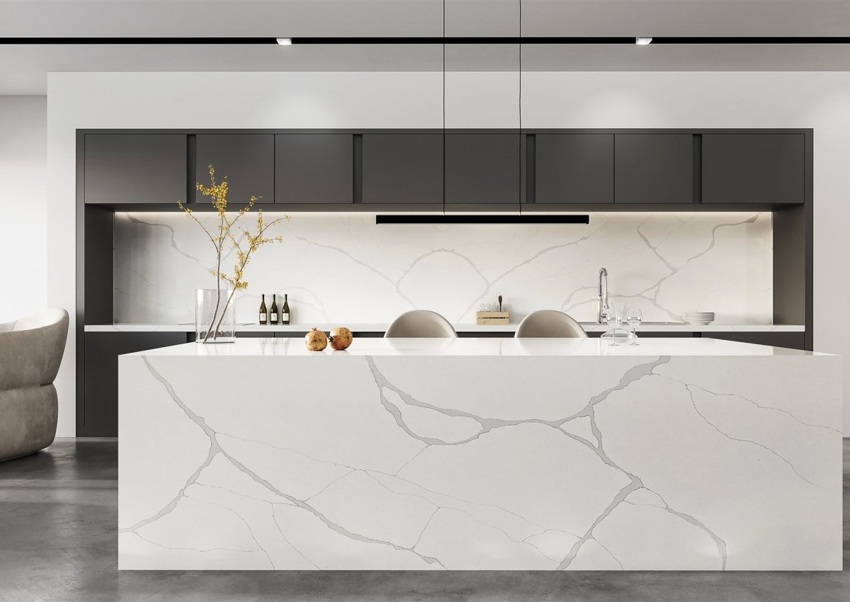 7134 - Calacatta Aldeon Mutfak Tezgahı