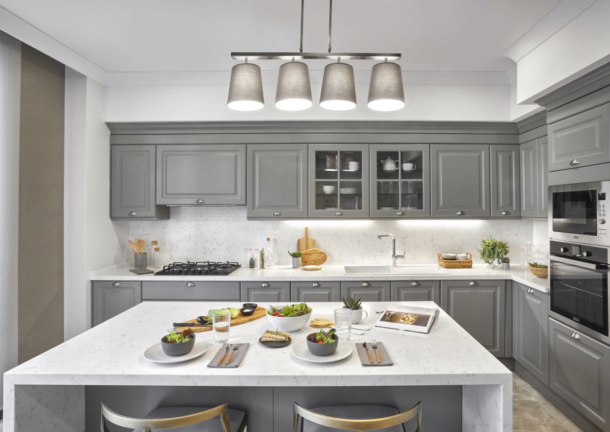 4123 Kashmera White Mutfak Tezgahı