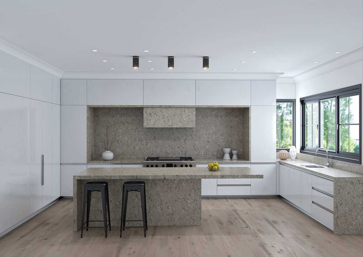 4535 Terre Grey Mutfak Tezgahı