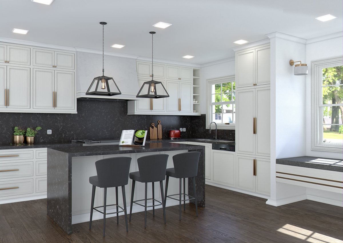 8727 Spa Black Seta Mutfak Tezgahı